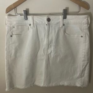 Brand new stretchy jean skirt